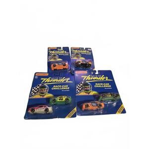 6 Vtg 1990 Matchbox Days of Thunder Race-Car Challenge Die-Cast Metal Cars